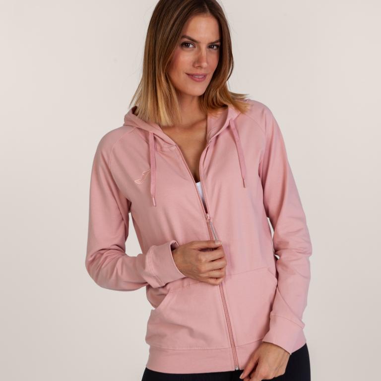 Joma SUDADERA CON CAPUCHA MONTANA ROSA CLARO