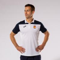 Polo Paseo COE blanco-marino Joma
