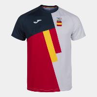Camiseta Paseo roja-blanca COE Joma