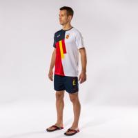Camiseta Paseo roja-blanca COE Joma